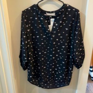 Danielrainn black and white blouse